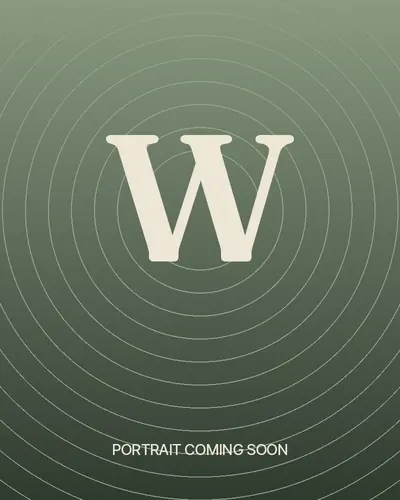 Placeholder portrait card for Wade Harlan, an AI-generated outdoorsman character
